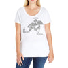 banksy fallen angel Ladies Curvy T-Shirt