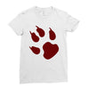 animal feet Ladies Fitted T-Shirt