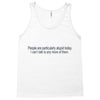 dumb people Tank Top