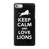 keep calm and love lions iPhone 7 Case