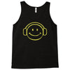 smiley dj techno,club,dance,music,rave retro Tank Top