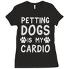 pet dog ladies slogan Ladies Fitted T-Shirt