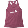 moto cross free style evolution cool Racerback Tank