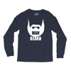 man beard funny mens Long Sleeve Shirts
