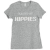 raised by hippies (2) Ladies Fitted T-Shirt