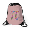 spring pi tshirts  flowery colorful pi day gifts Drawstring Bags