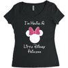I'm Having a Little Disney Princess Women's Triblend Scoop T-shirt
