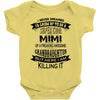 Super Cool Mimi Of A Freaking Awesome Granddaughter Baby Onesie