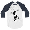 captain marvel 7 3/4 Sleeve Shirt