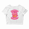 donut ghost Crop Top