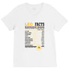 Leo Facts Zodiac V-Neck Tee
