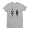 fist bump for liberty Ladies Fitted T-Shirt