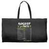 August Girl Facts Virgo Weekender Totes