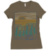 camp river Ladies Fitted T-Shirt