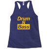drum n bass birthday music Racerback Tank