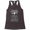 i only have sex, ideal gift, birthday present funny Racerback Tank