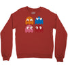 cool retro 80s pacman ghosts video games Crewneck Sweatshirt