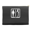 your girlfriend vs my girlfriend funny pub jokr  impress your friends! Accessory Pouches