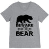 Beware Of The Bear V-Neck Tee