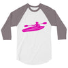 kayak chick 3/4 Sleeve Shirt