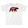 papa christmas bear Toddler T-shirt