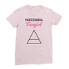 Professional Fangirl Ladies Fitted T-Shirt