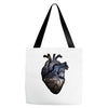 galaxy heart Tote Bags