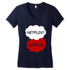 netflix netflix Women's V-Neck T-Shirt
