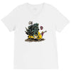moving castle grayskull V-Neck Tee