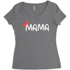 Disney Mama Women's Triblend Scoop T-shirt