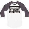my biceps 3/4 Sleeve Shirt
