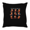 introverts have more fun Throw Pillow