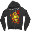knight owl Zipper Hoodie