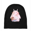 totoro with asian landscape Baby Beanies