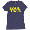 soul train retro 60s 70s 80s music party present tee new Ladies Fitted T-Shirt