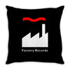 factory records Throw Pillow