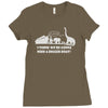 i think we're gonna need a bigger boat Ladies Fitted T-Shirt