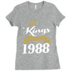 kings are born in 1988 Ladies Fitted T-Shirt