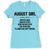 August Girl Hated By Many Ladies Fitted T-Shirt