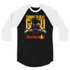 training to beat saiyan or at least warrior anime gym workout lifting 3/4 Sleeve Shirt