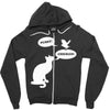 pussy! chicken! Zipper Hoodie