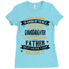 Super Cool Granddaughter Of A Freaking Awesome Father Ladies Fitted T-Shirt