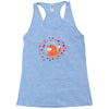 happy space fox   porky roebuck Racerback Tank