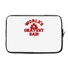 world's okayest dadworld's okayest dad Laptop sleeve