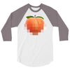 peach t 3/4 Sleeve Shirt