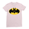 Totoro Batman Parody Ladies Fitted T-Shirt