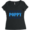 have no fear poppy is here Women's Triblend Scoop T-shirt