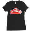 say d'oh Ladies Fitted T-Shirt