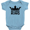 retired king Baby Onesie
