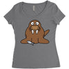 cokelat animal Women's Triblend Scoop T-shirt